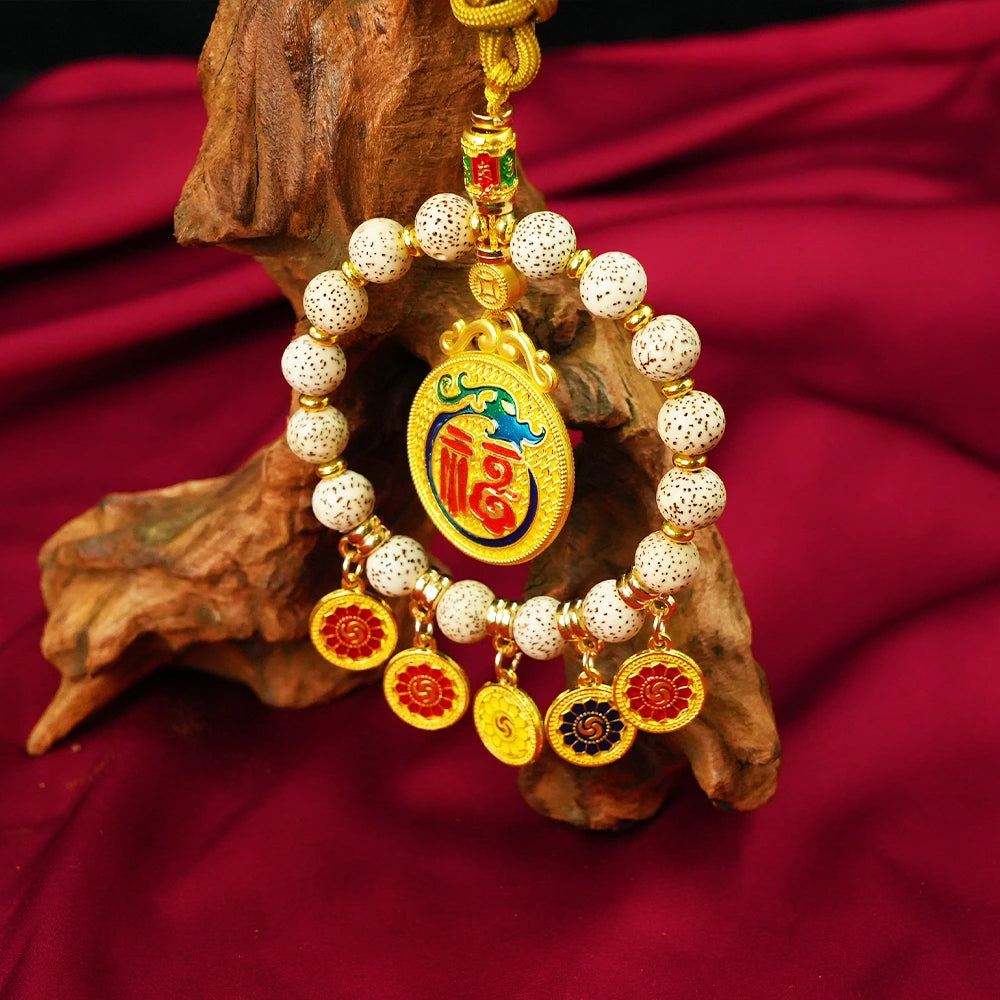 ortune Charm Pendant -- Himalayan Blessings
