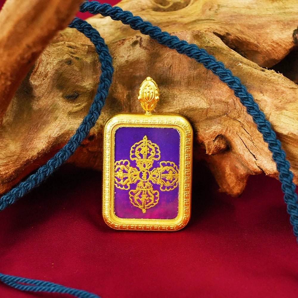 Vajra Cross Thangka Himalayan Blessings