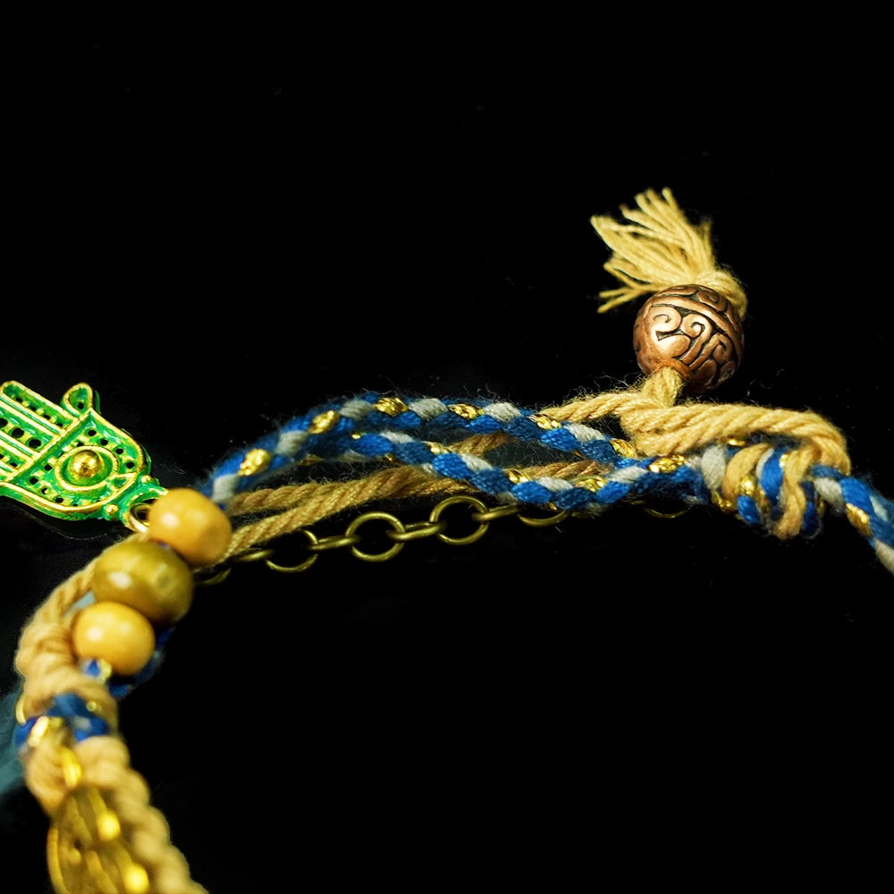 Snow Mountain Golden Light Prayer Bracelet