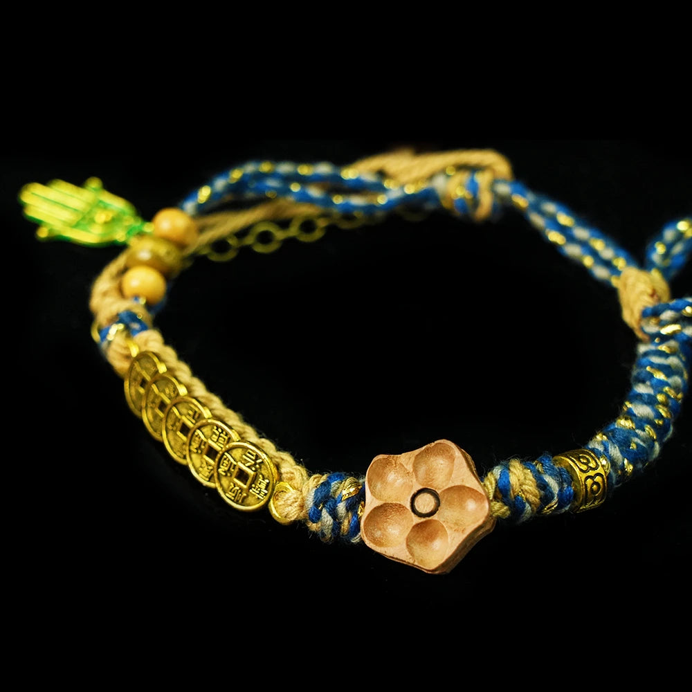 Snow Mountain Golden Light Prayer Bracelet