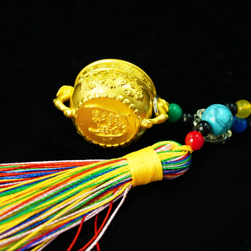 Gilded Fortune Wheel - Himalayan Blessings