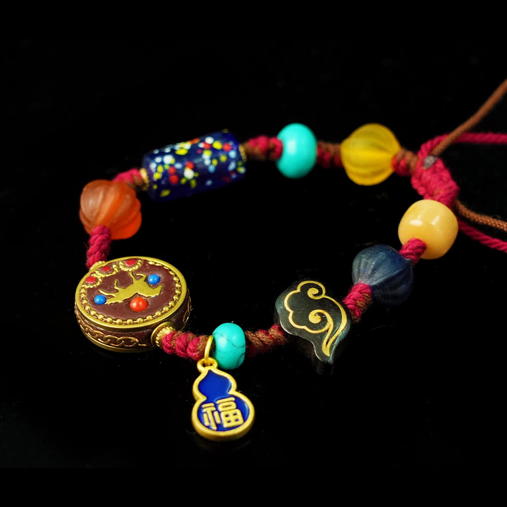 Cloud Drum Holy Lake Chain - Himalayan Blessings