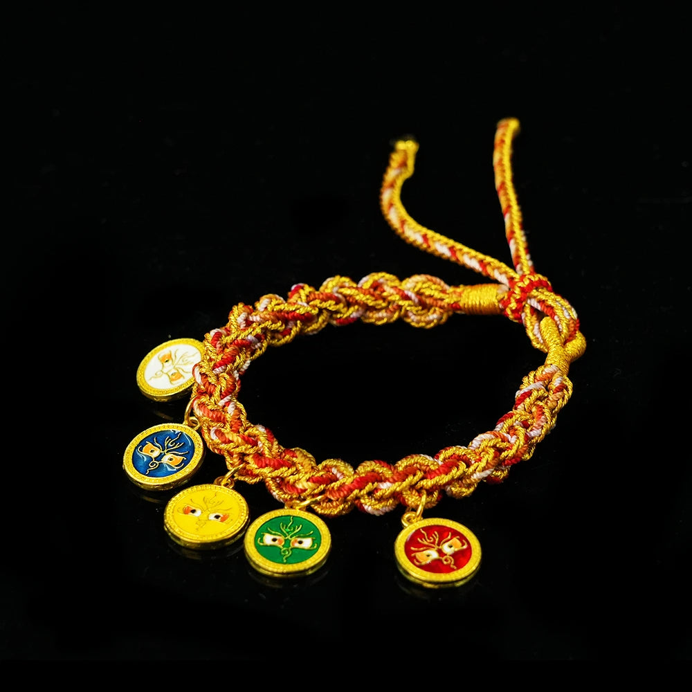 Five - Colored Wealth Deities - Himalayan Blessings