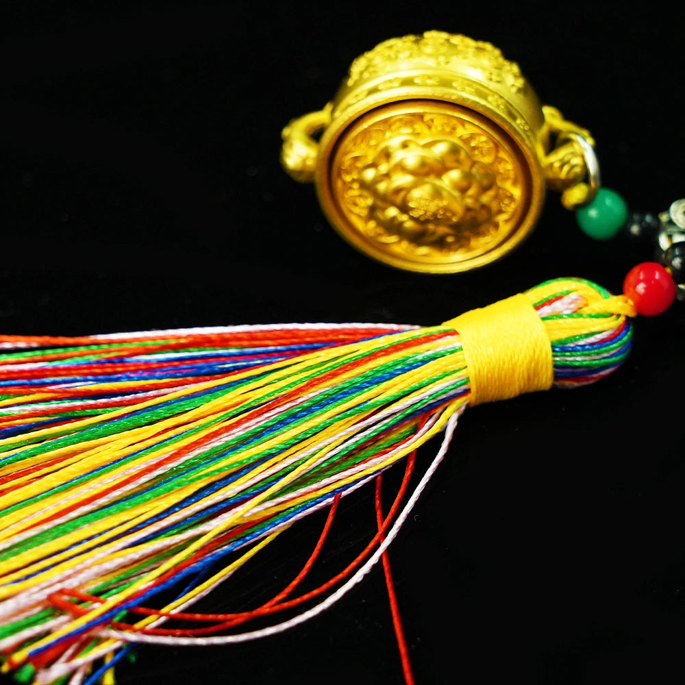 Gilded Fortune Wheel - Himalayan Blessings